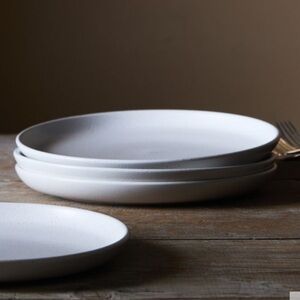 Casafina by Costa Nova Pacifica 9” Salad Plate Vanilla SET OF 3 BRAND NEW UNUSED